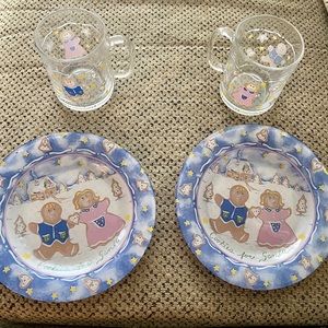 Princess House Christmas plates and mugs